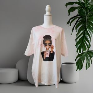 Girl Boss Light Pink Tie Dye T-shirt